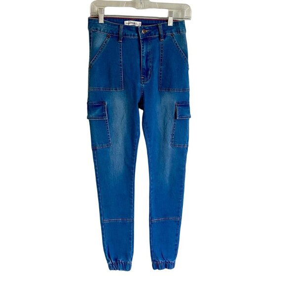 Vince Blue Co Size 5 Stretchy Jeans with Side Pockets NEW - Picture 1 of 9